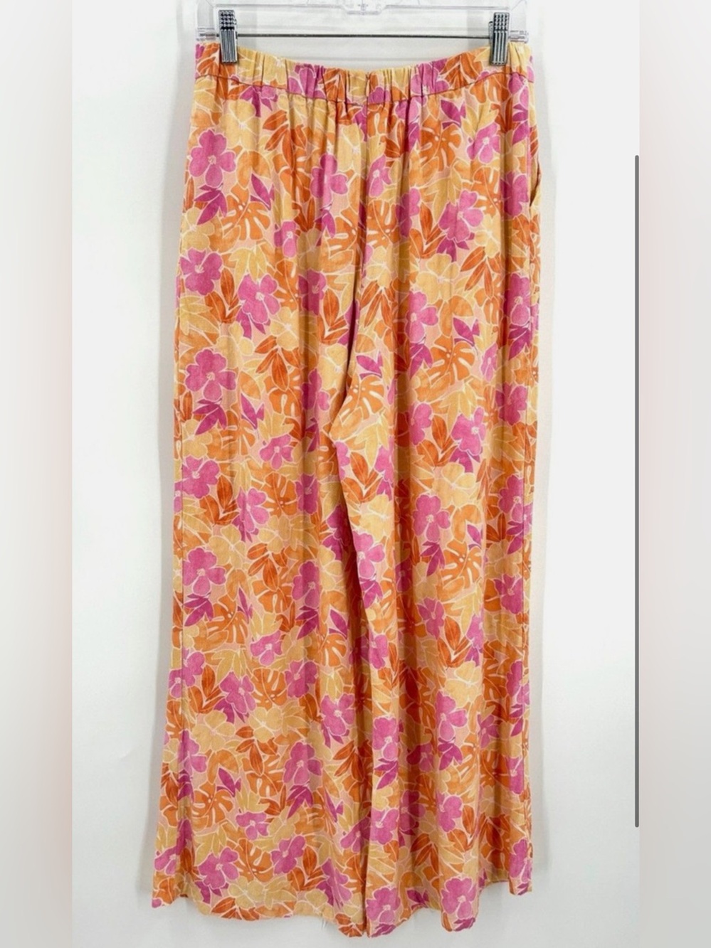Lulu's Pink and Orange Floral Pants